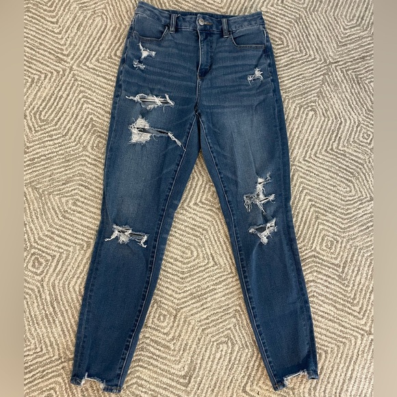 AEO Dream Jean Curvy Hi Rise Jegging Crop - Picture 2 of 8